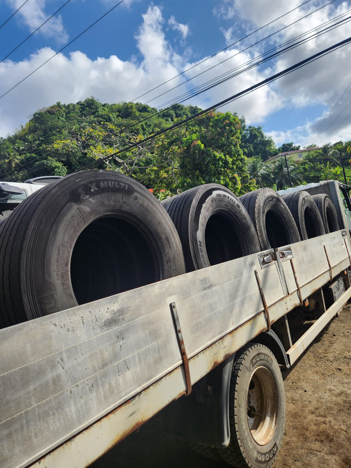 Large truck tyre stock at The #1 Stop Tyre Shop